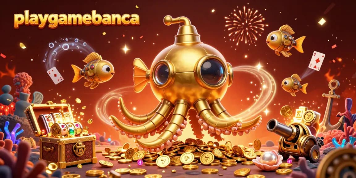 Experience excitement at playgamebanca with a vibrant 3D underwater casino adventure.