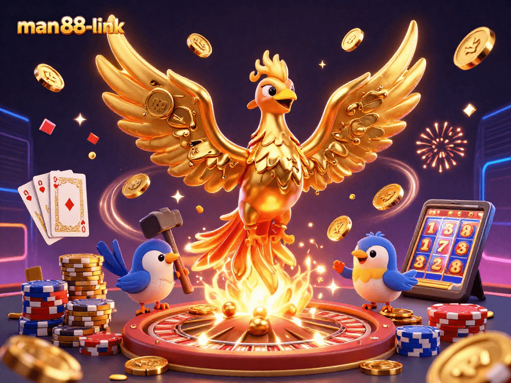 Experience thrilling wins with man88-link in a vibrant, dynamic casino scene.