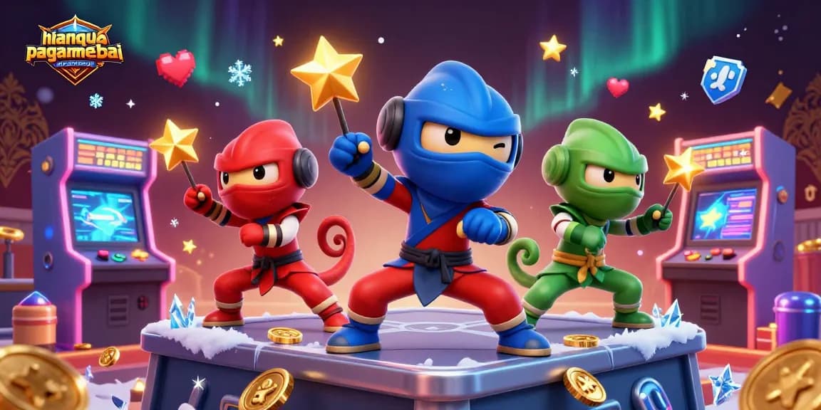 Experience thrilling gameplay with nhanquagamebai featuring ninja chameleons in an immersive casino scene.