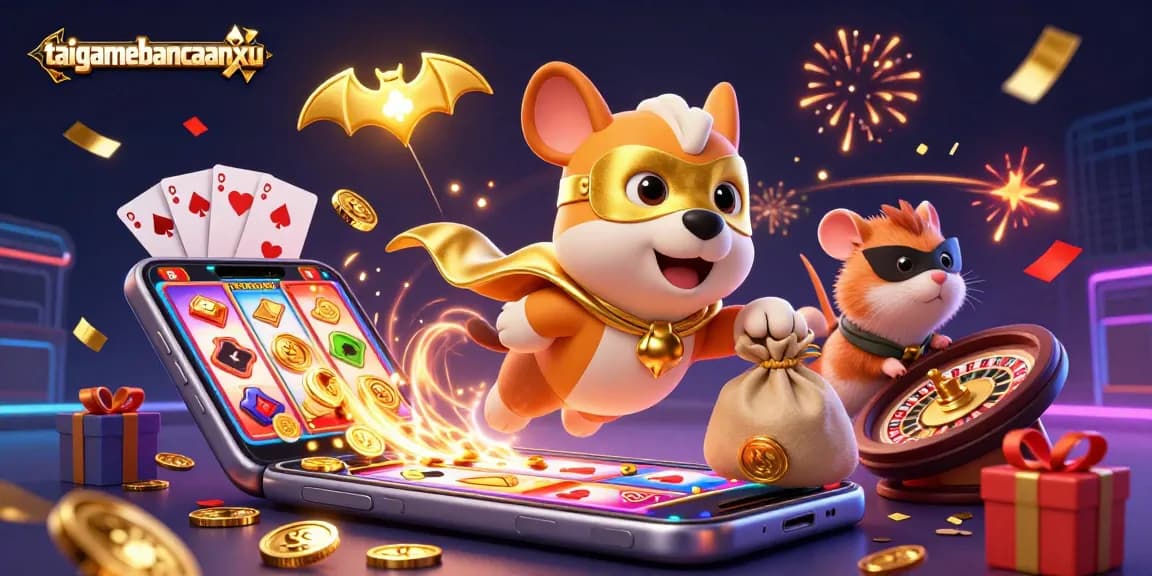 Experience excitement with taigamebancaanxu as the superhero dog and hamster champion dynamic games!