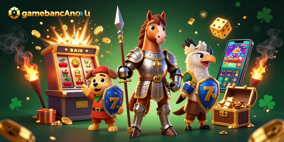 Experience jackpot excitement with gamebancanohu and 3D casino characters in action.