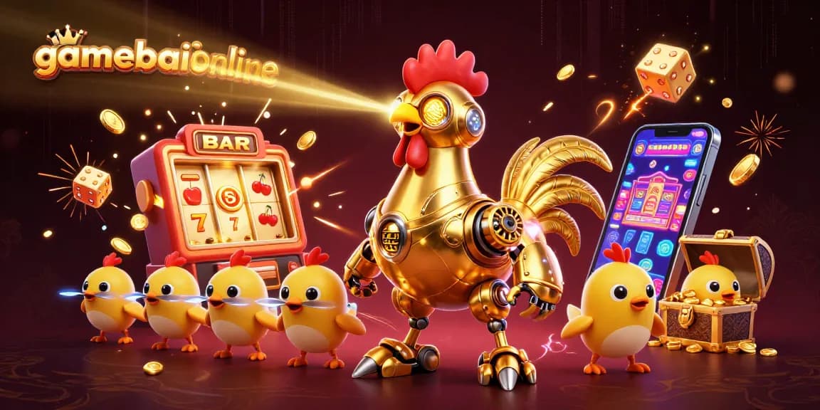 Engage in thrilling gameplay with gamebaiionline's colorful cartoon characters and slot machine explosion!