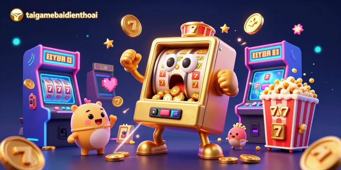 Experience thrilling jackpots with the taigamebaidienthoai slot machine scene packed with excitement and vibrant energy.