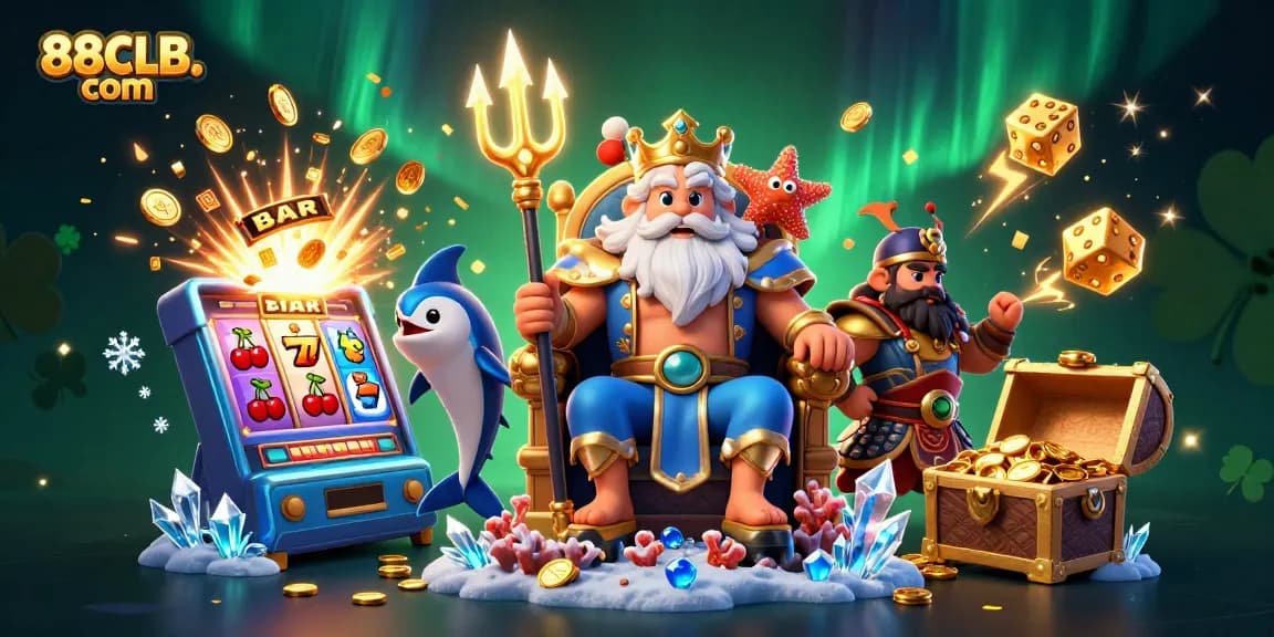 Experience 88CLB. com's thrilling casino world with Neptune, jackpots, and an immersive gaming lobby!