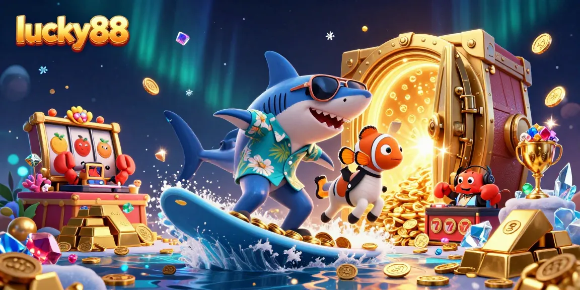 Engage with lucky88 by experiencing the thrill of slot gaming in a vibrant underwater casino world.