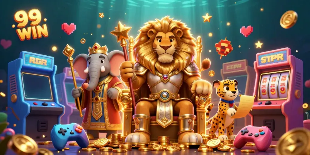 Experience thrilling gameplay dynamics with 99 WIN featuring vibrant 3D casino elements and characters.