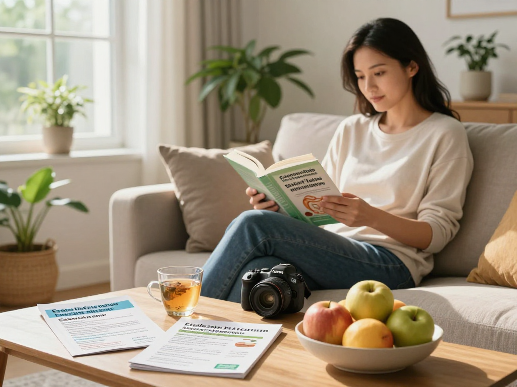 Understanding the causes of chronic heartburn in a cozy health-focused living space