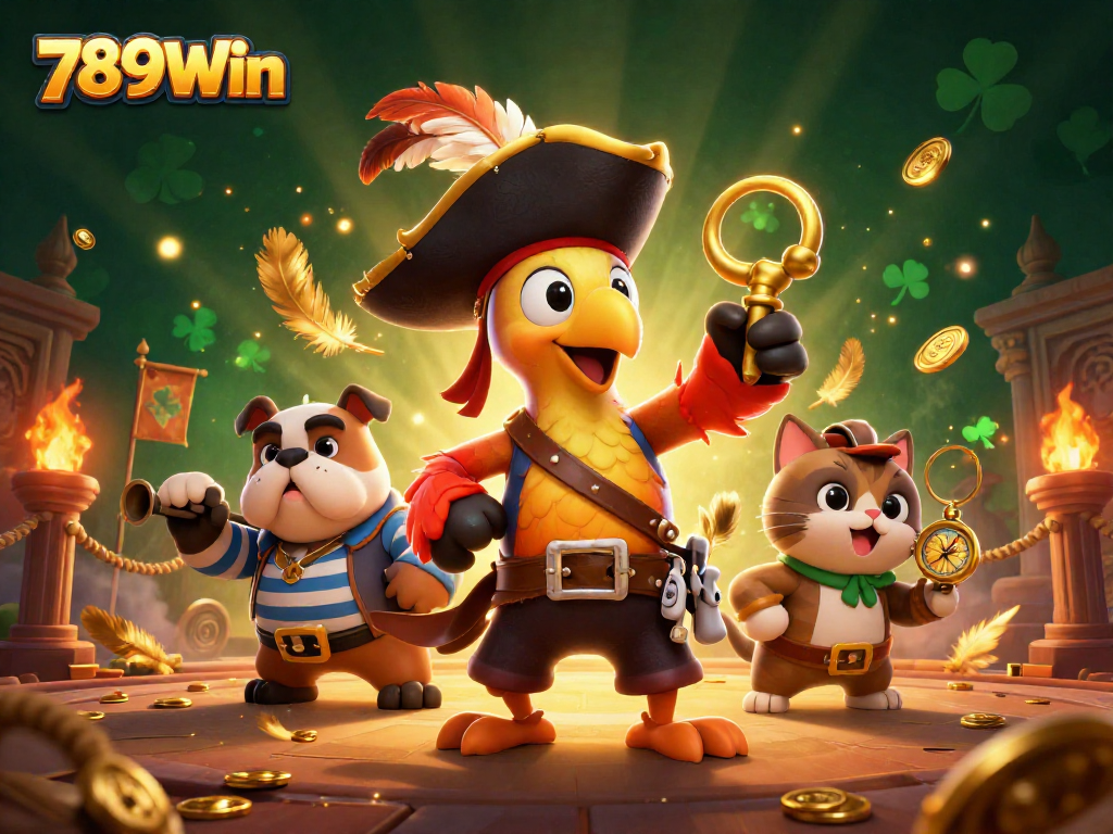 Experience the thrill of online gaming with 789Win's vibrant casino scene, featuring lively characters and engaging elements.