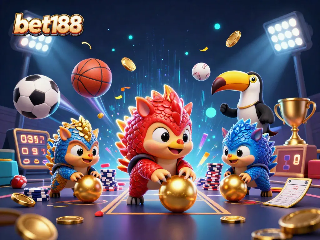 Engage in thrilling gaming with bet188, featuring competitive pangolins and dynamic sports elements.