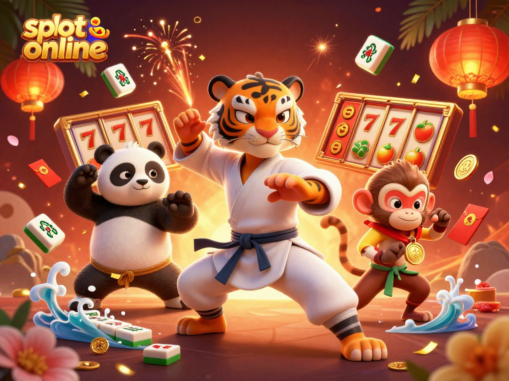 Menyaksikan slot online yang memikat dengan simbol beruntung seperti 7 dan jackpot, menciptakan suasana ceria di kasino virtual.