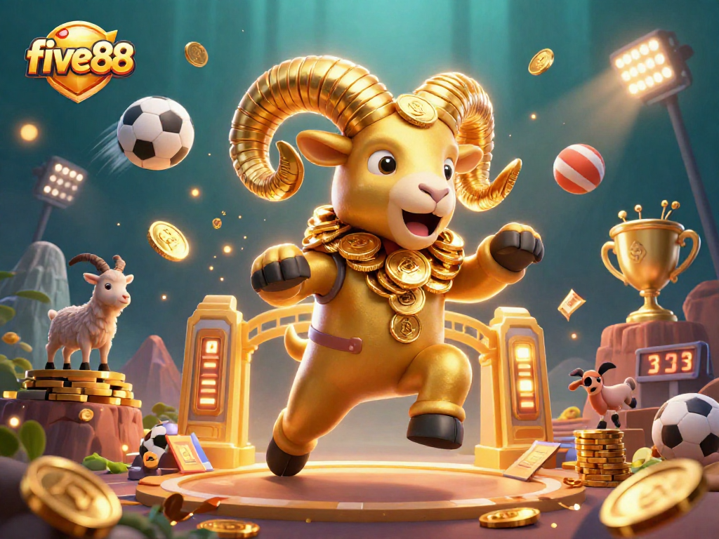 Catch thrilling moments in five88's vibrant casino world filled with action-packed sports elements.