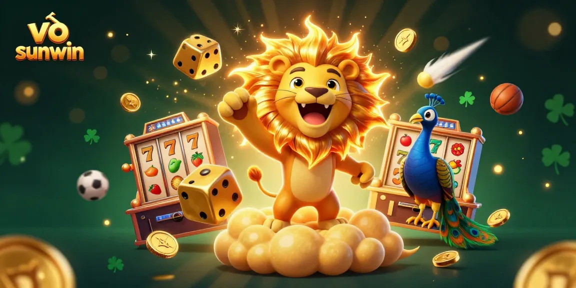Experience the thrill of gaming at vào sunwin with a vivid, dynamic casino illustration featuring vibrant characters and elements.
