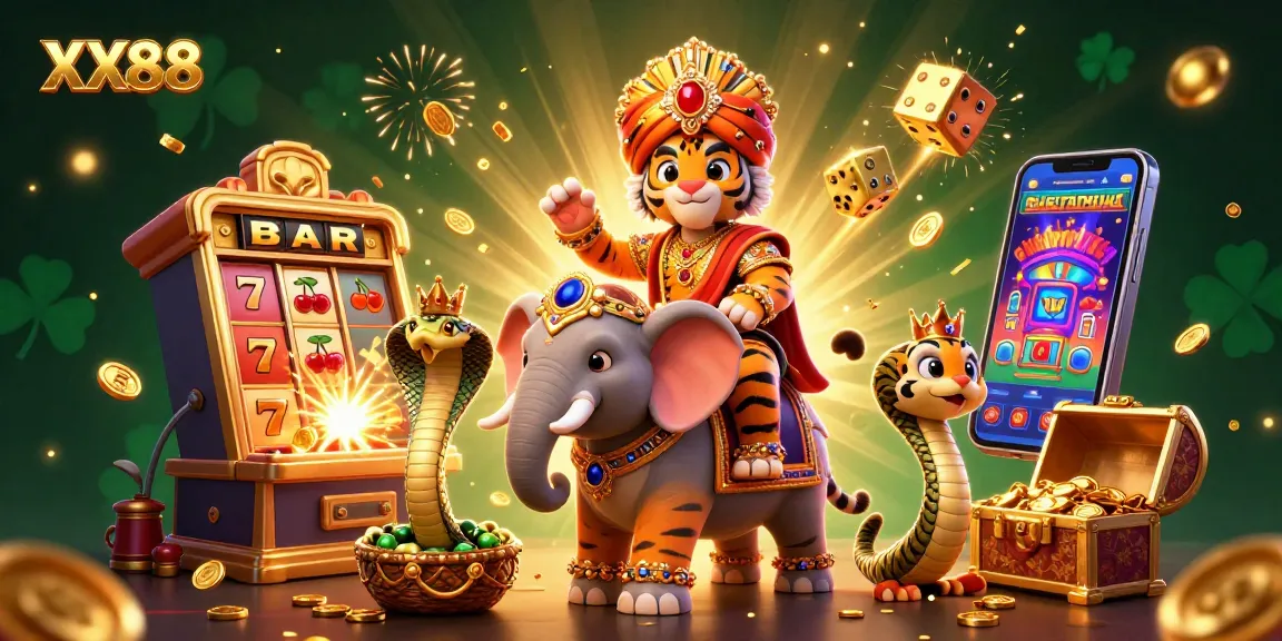 Experience the excitement at XX88 with vibrant slot machines and jackpot winnings.