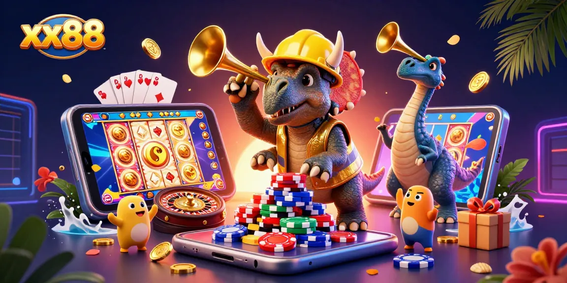Experience thrilling gameplay at xx88 with dynamic characters and vibrant casino elements.