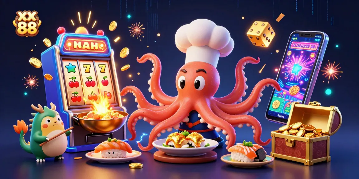 Bet on exciting games at xx 88 with vibrant casino elements and themed characters.