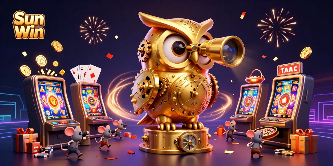 Experience thrilling gameplay with Sun Win's dynamic casino scene, featuring vibrant characters and rich gaming elements.