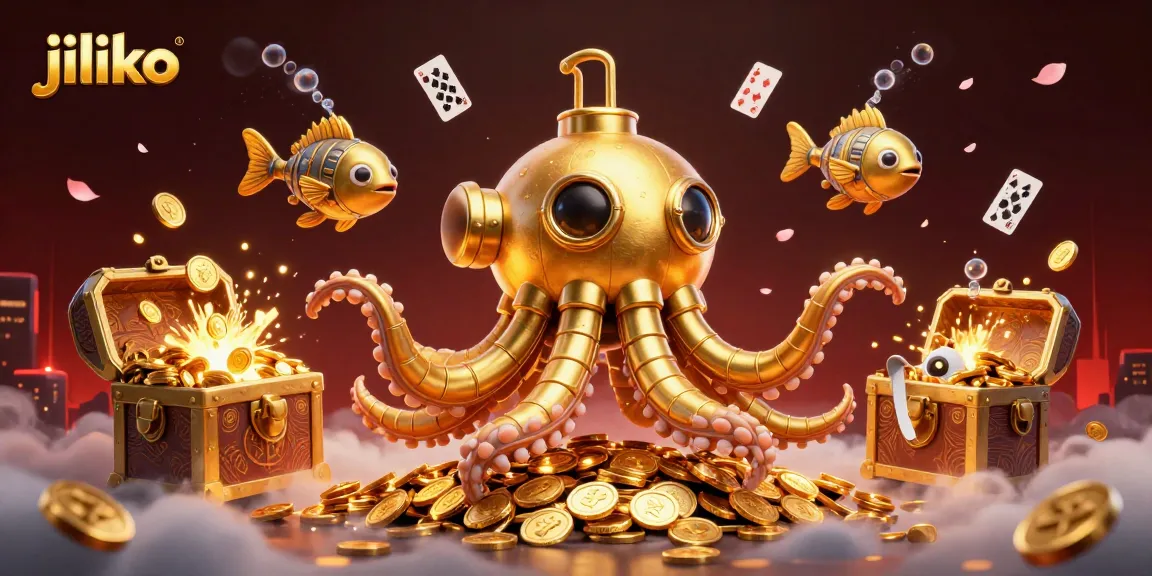 Spin the reels and win big at jiliko with thrilling gaming adventures in this vibrant illustration.