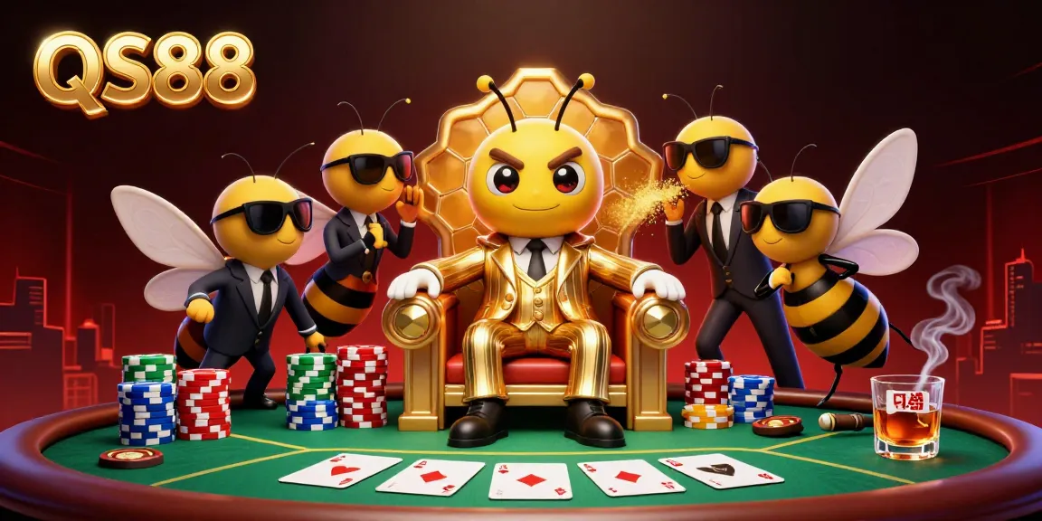 Experience the excitement of QS88 casino with thrilling poker action and vibrant 3D characters.